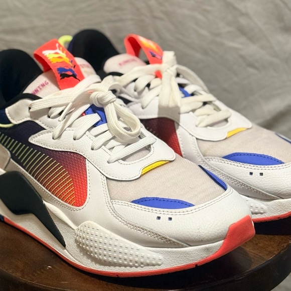 PUMA RS-X Sunset 2 Colorblock White Multi Men\'s Athletic Shoes 389982-01 main image 6